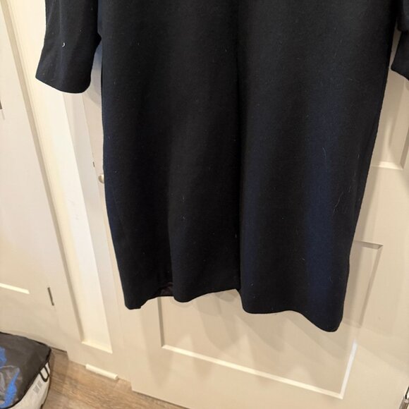 JK Collections New York Men’s Wool Overcoat Black Size 46 Made in USA - Picture 8 of 14